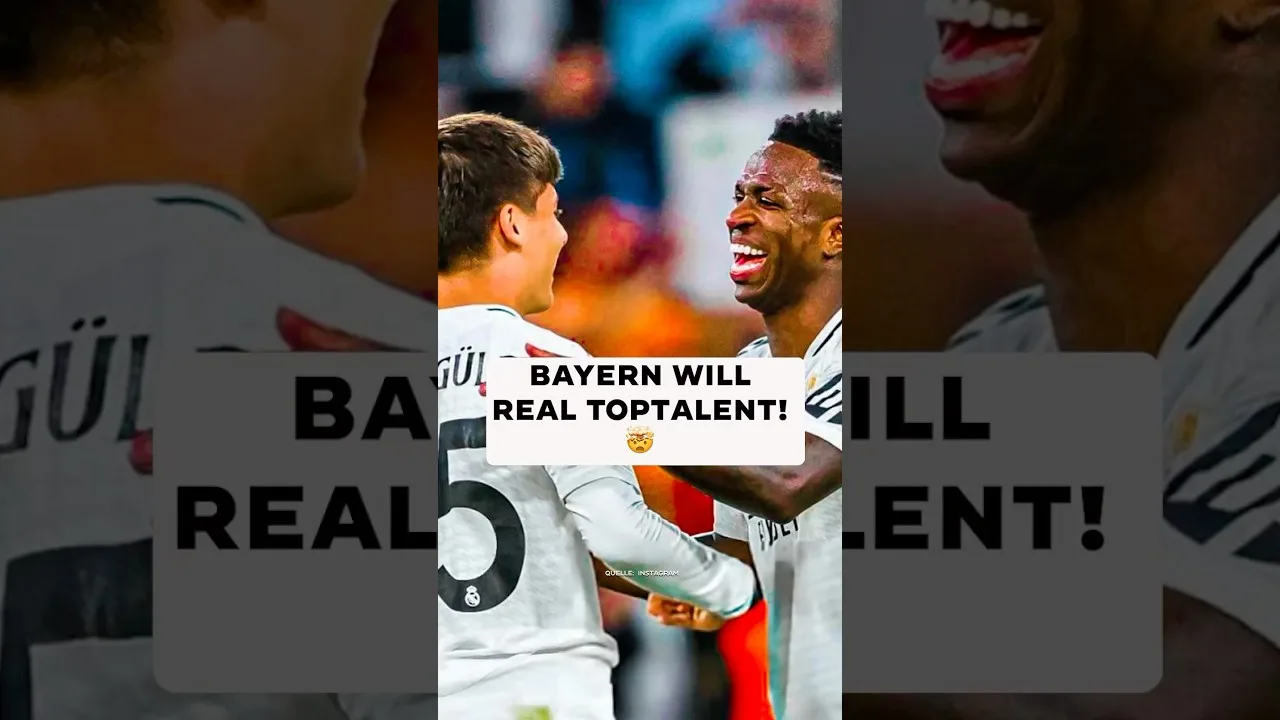 Bayern will Real Mega Talent! 🤯👀#fussball #transfers #bundesliga #realmadrid #fcbayern