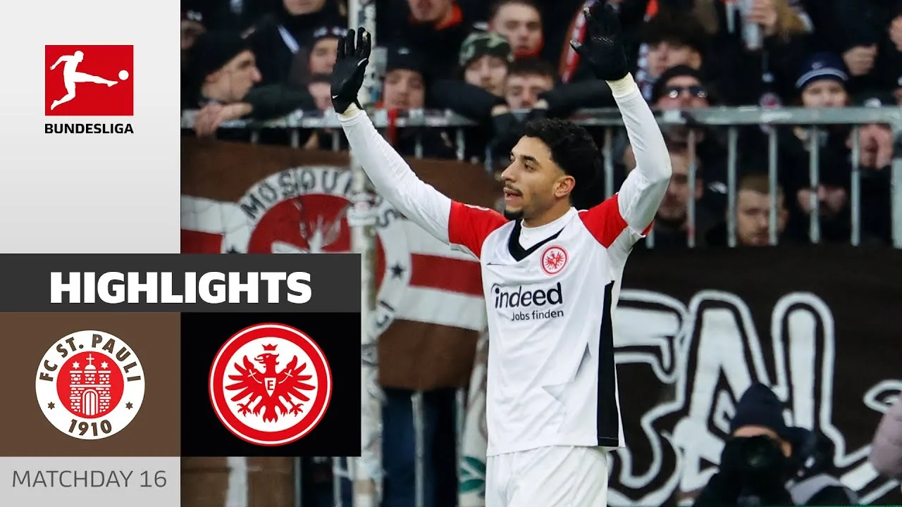 Marmoush frappe encore ! | St. Pauli – Eintracht Francfort 0-1 | Faits saillants | Bundesliga 2024/25