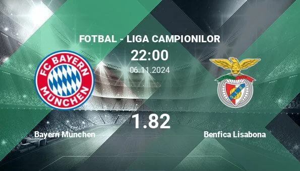 Bayern Munich vs Benfica Lisbonne, conseils de paris sur le football…
