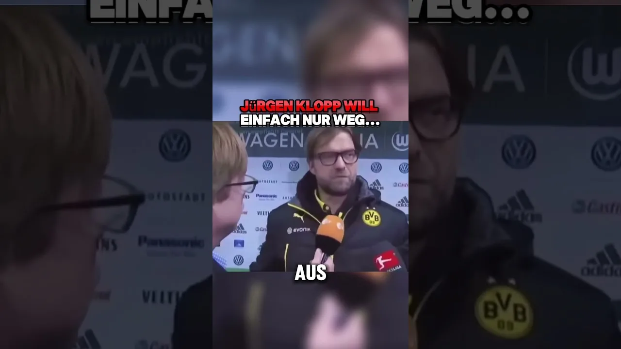 Klopp kann nicht mehr – ‚Lass es, Bela…‘ #bundesliga #football #bvb #klopp