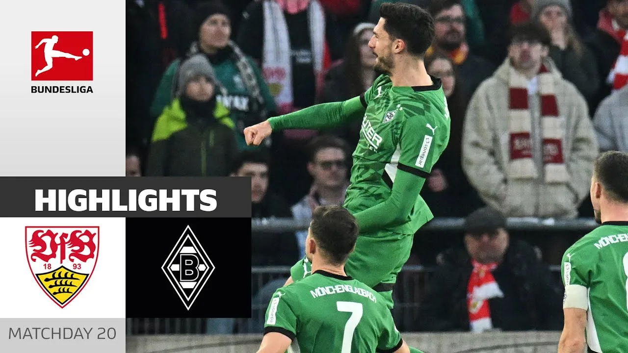 Le petit service décide du jeu! | VFB Stuttgart – Borussia M’gladbach 1-2 | Faits saillants | Bundesliga