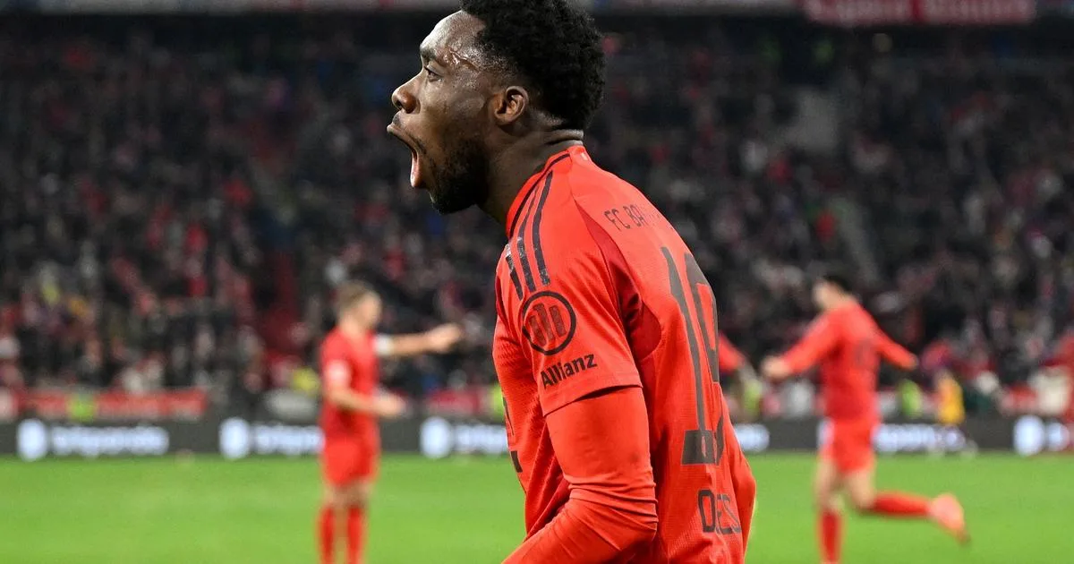 Alphonso Davies (Bayern Munich) souffre d’une déchirure musculaire