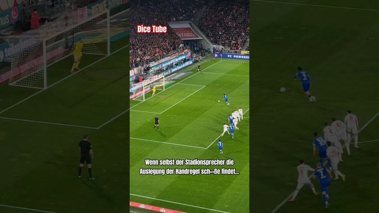 Wieder eine VAR Entscheidung, die den Sport kaputt macht!! #1fcköln #darmstadt #Bundesliga #Elfmeter