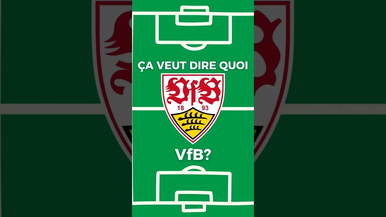 Ça veut dire quoi VfB ?  #bundesliga