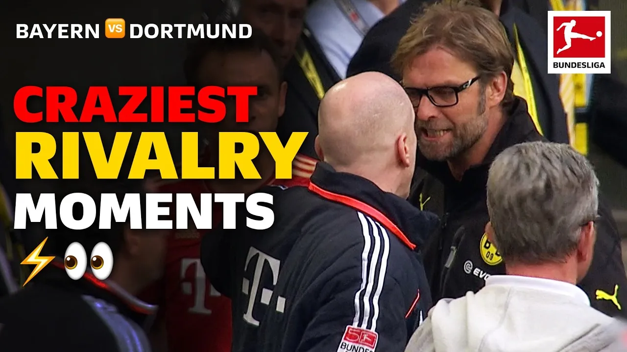 Les moments les plus fous entre le Bayern FC et Dortmund 🔥🤯