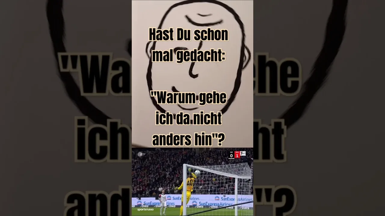 Slapstick… but contre son camp… Eintracht Francfort… Mayence 05… Kaua Santos… gardien de but… but de handball dans le filet