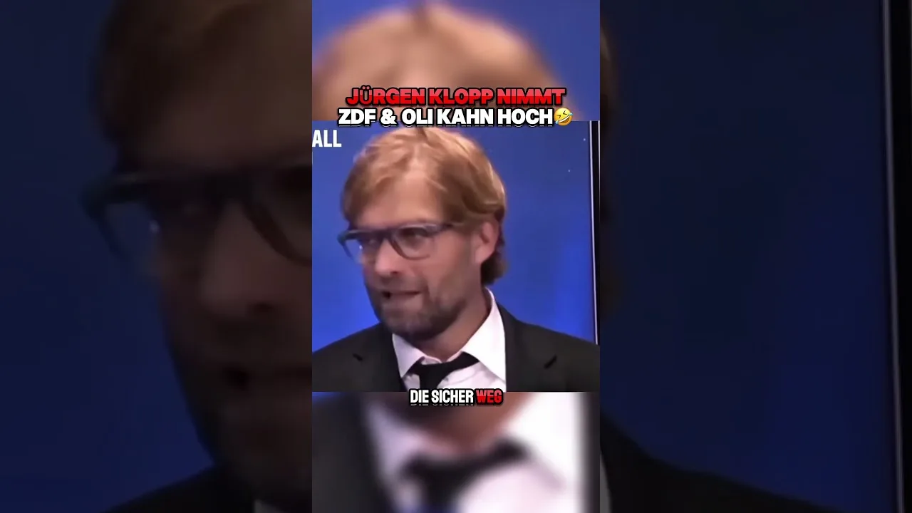 Jürgen Klopp zerstört den Oli & das ZDF🤣‼️ #fussball #bundesliga #klopp