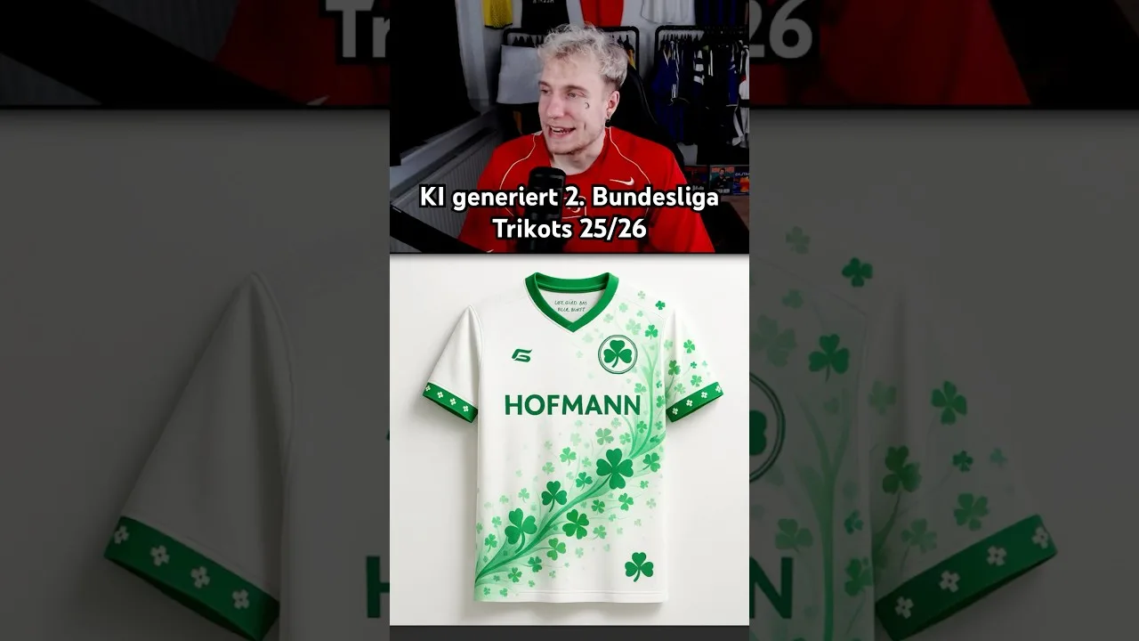 KI generiert 2. Bundesliga Trikots 25/26 🔮💥 #fussball #KI #bundesliga #trikot #chatgpt #fyp