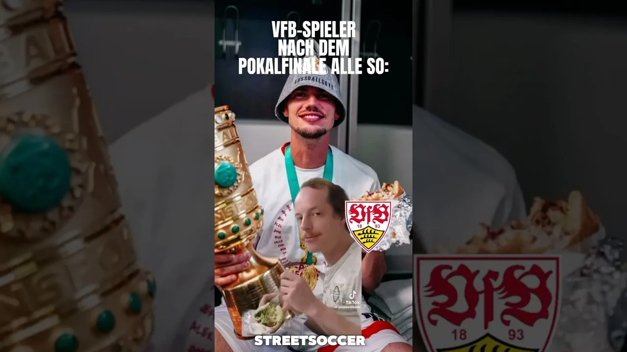 VfB Stuttgart Spieler nach dem Pokalfinale… #dfbpokal #vfbstuttgart #bundesliga #memes #döner