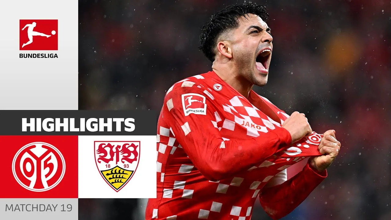 Mainz atteint l’Europe! | 1. FSV MAINZ 05 – VFB Stuttgart 2-0 | Faits saillants | MD 19 – Bundesliga