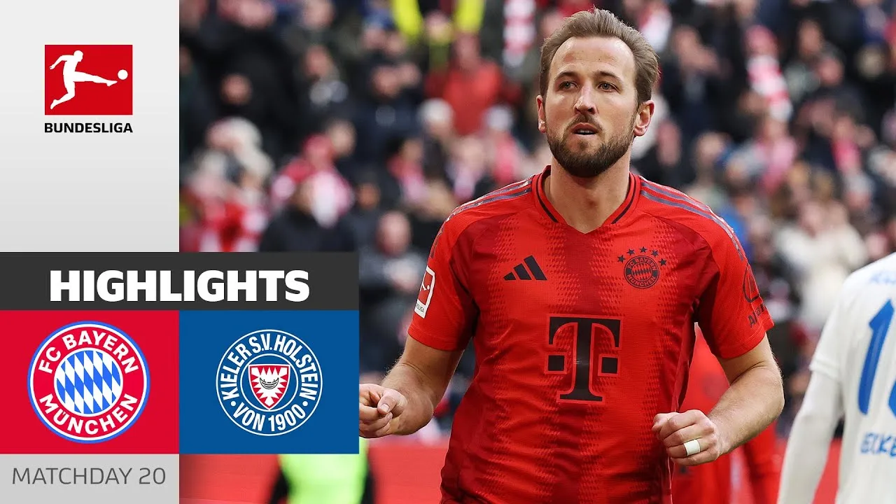 La Bavière tremble à la victoire! | FC Bayern Munich – Holstein Kiel 4-3 | Faits saillants | Bundesliga