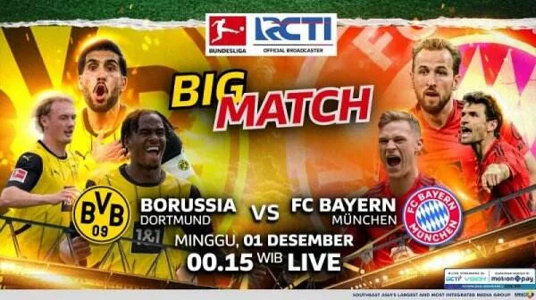 Dortmund Vs Bayern Munich Der Klassiker Duel ce week-end, en direct sur RCTI