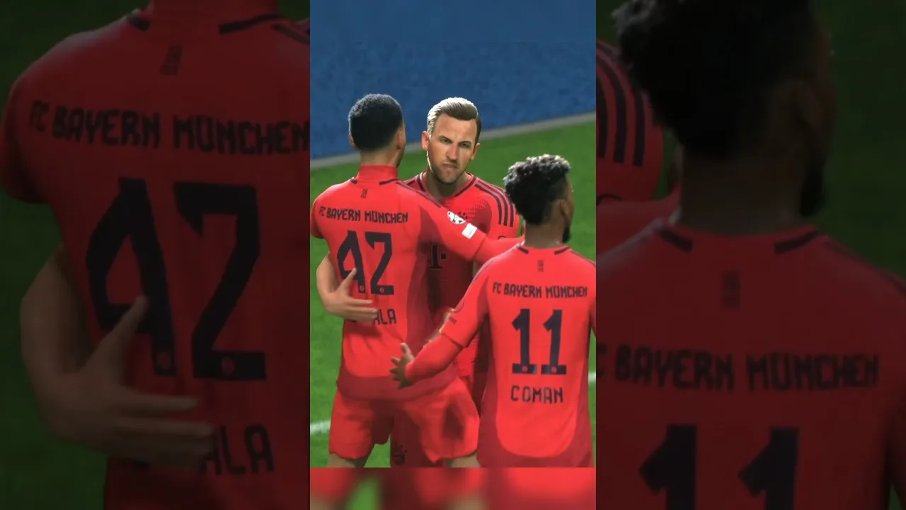 Teamwork Magic! Musiala Assists Harry Kane for a Goal at Bayern München ⚽🔥 | EA FC 25 Shorts