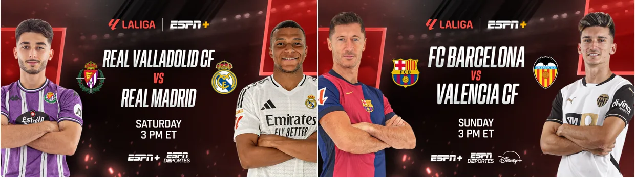 Meilleurs matchs de LALIGA et de Bundesliga, et plus sur les plateformes ESPN cette semaine