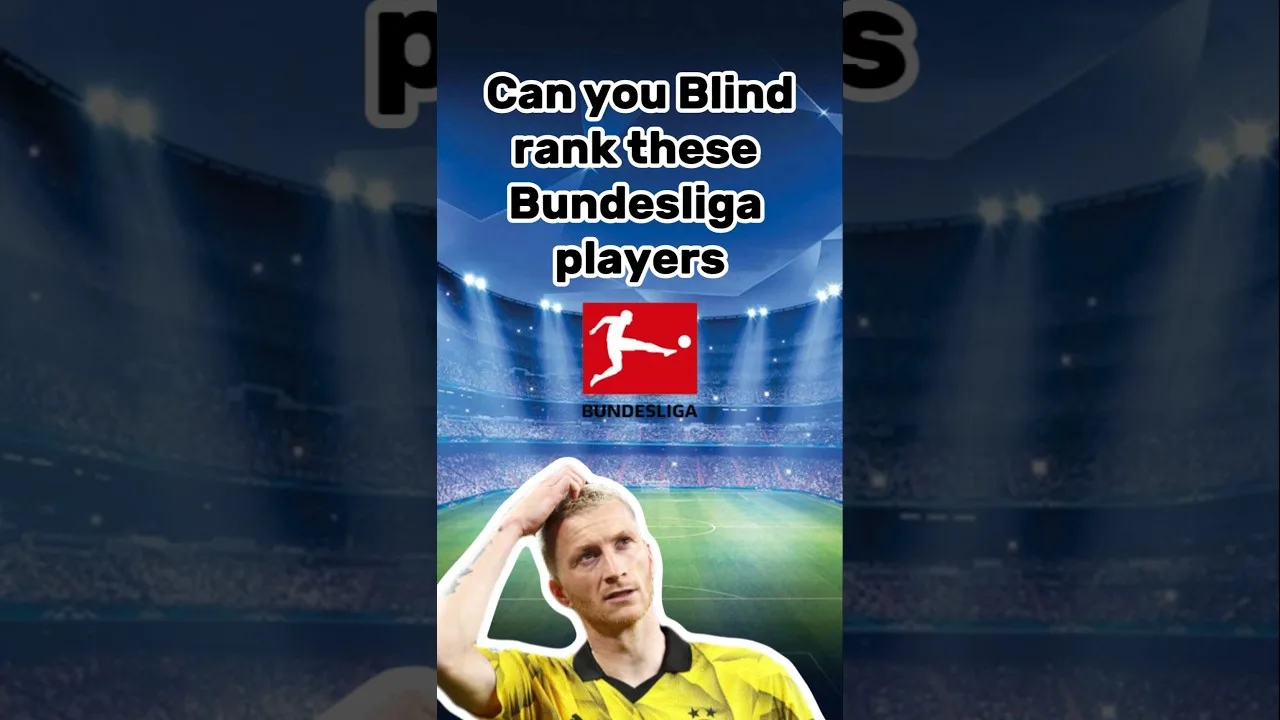 BLIND RANK THESE BUNDESLIGA PLAYERS #sports #explore #football #bundesliga #challenge #trending