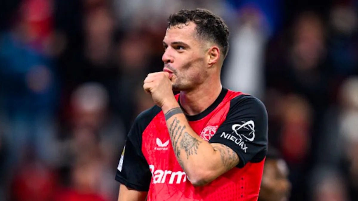 Football: Granit Xhaka buteur avec le Bayer Leverkusen
