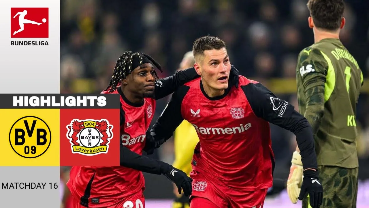 Dortmund Leverkusen | 2:3 | Résumé | Bundesliga 2024/25 | bvb leverkusen