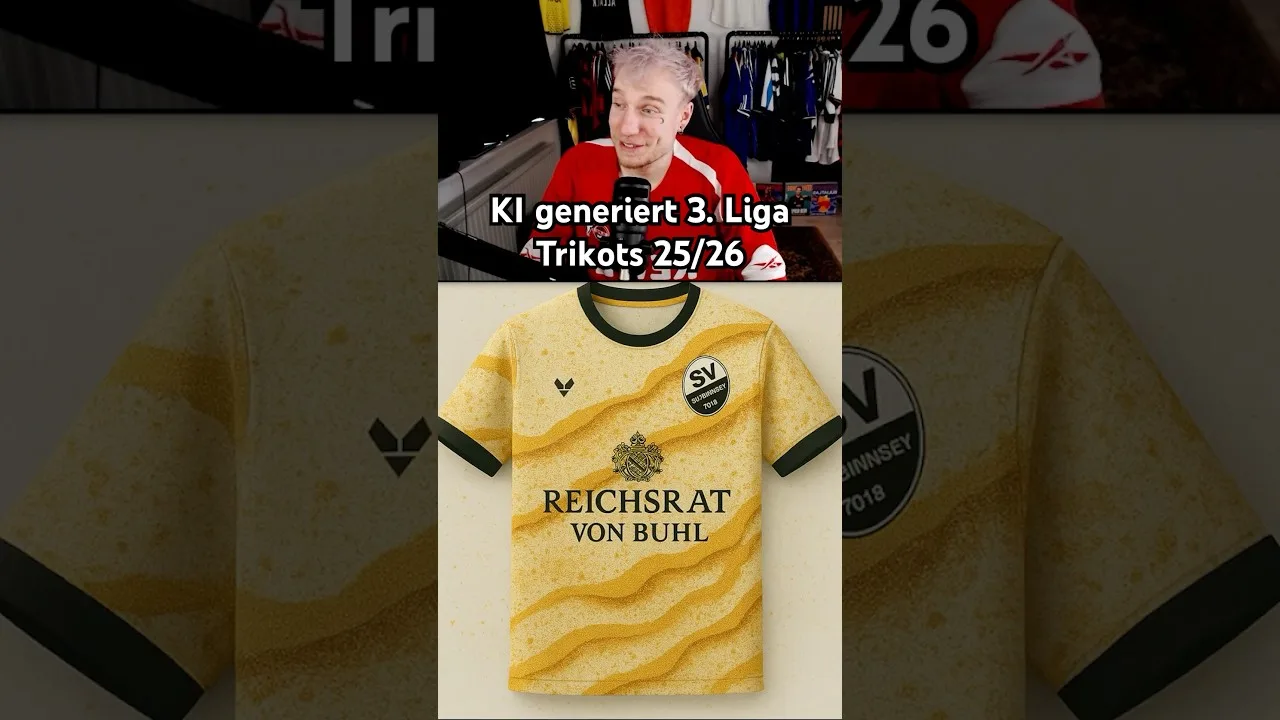Wilde 3. Liga Trikots von ChatGPT generiert 🥵🤩 #fussball #3liga #bundesliga #KI #chatgpt #grabo