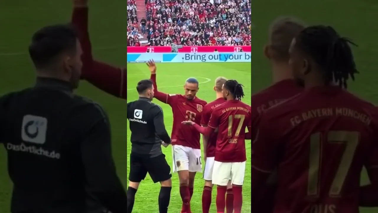 Leroy Sané 😡 #football #leroysané #bayernmunich #allemagne #deutsch #bundesliga #arbitre