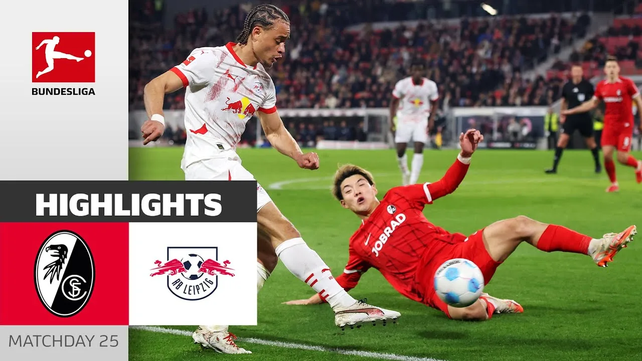 Fermer le match supérieur! | SC Freiburg – RB Leipzig 0-0 | Faits saillants | Matchday 25 – Bundesliga 2024/25
