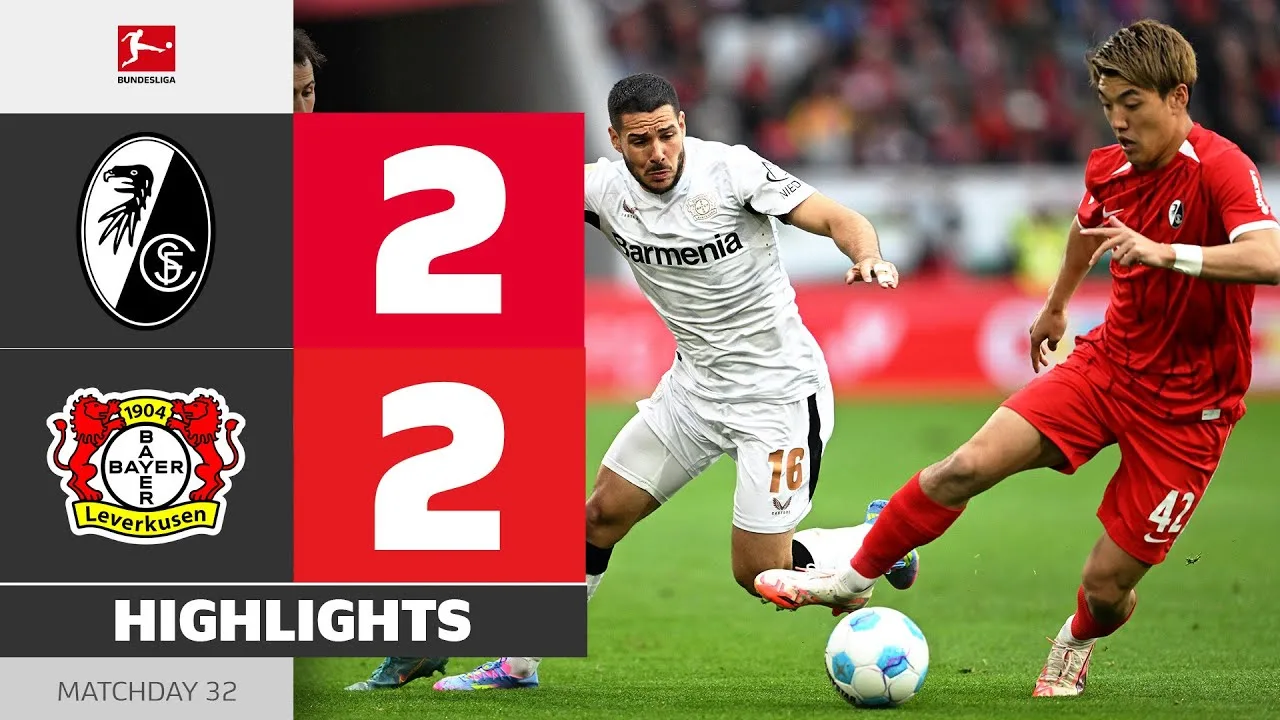 Freiburg remet Bavaria le titre! SC Freiburg – Bayer 04 Leverkusen | HL | MD 32 – Bundesliga 2024/25