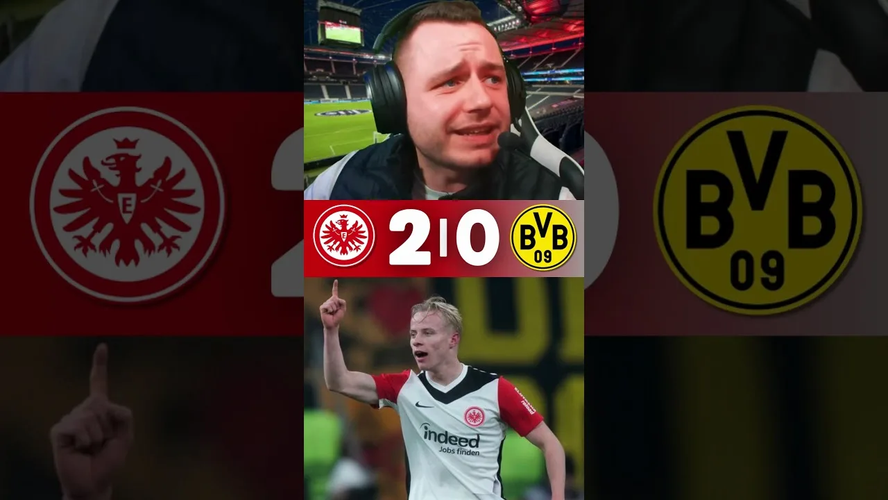 FRANCFORT BAT DORTMUND !🔥🤯 #bundesliga #frankfurt #sge #eintracht #dortmund #bvb #reaction