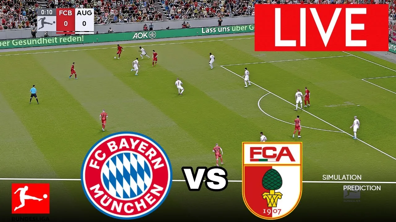 🔴[LIVE] FC Bayern Munich contre FC Augsbourg | Bundesliga 2024/25 | Jouez en direct aujourd’hui !