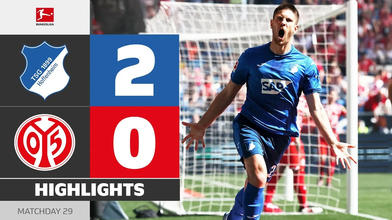 Kramaric-Brace Shocks Mainz! | Hoffenheim – Mainz 05 | Faits saillants | Matchday 29 – Bundesliga 2024/25