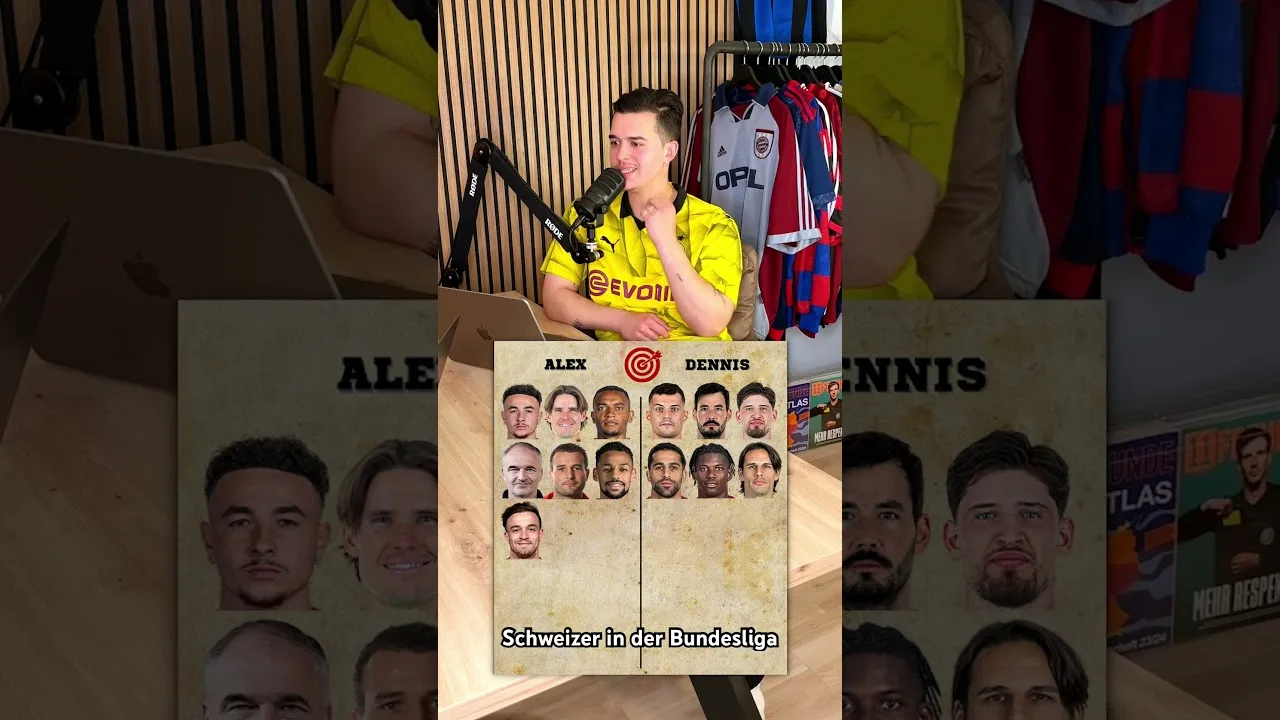 Wer kennt mehr Schweizer🇨🇭in der Bundesliga? 😇 #fussball #podcast #bundesliga #schweiz #fußball