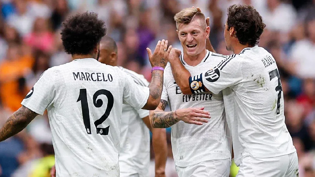 Le Real Madrid a égalé le Borussia Dortmund dans un jeu de légendes; Toni Kroos était la figure