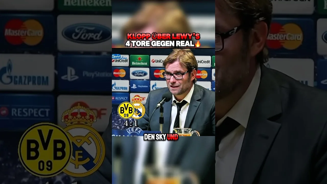 Als Dortmund 4:1 gegen Real Madrid gewann…🤯 #football #bundesliga #fussball