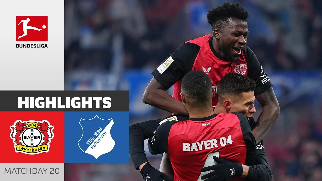 Match historique! | Bayer 04 Leverkusen – TSG Hoffenheim 3-1 | Faits saillants | MD 20 – Bundesliga 2024/25