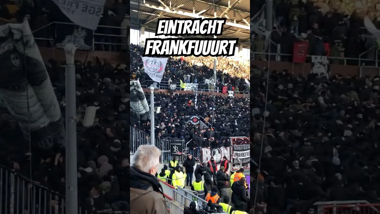 SG Eintracht Francfort | SHALALALAAA Eintracht Francfort | FC St.Pauli | Bundesliga 24/25 #shorts