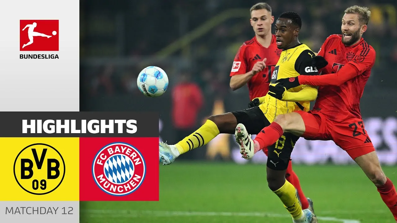 DRAME PUR Dans « Le Classique » | Borussia Dortmund – FC Bayern Munich | MD12 – Bundesliga 2024/25