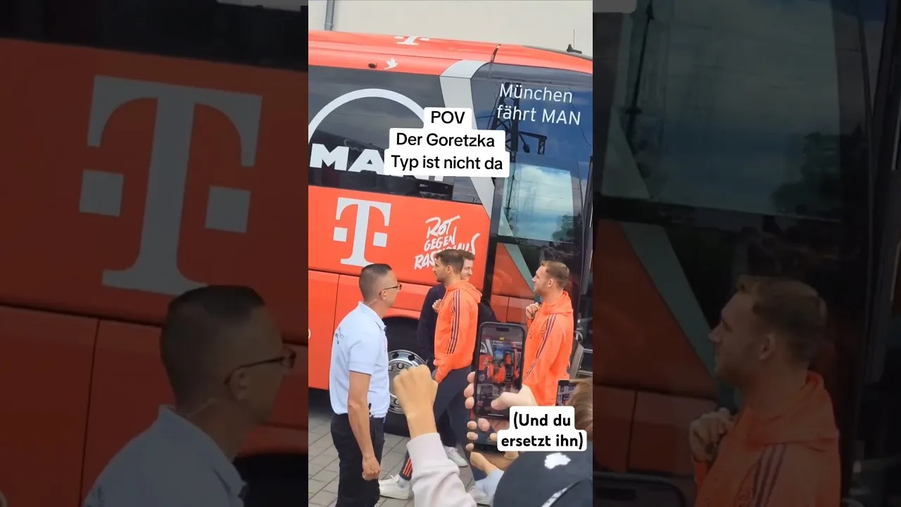 Le type POV Goretzka est remplacé #goretzka #bundesliga #football #fcbayern #bayern #meister #shorts