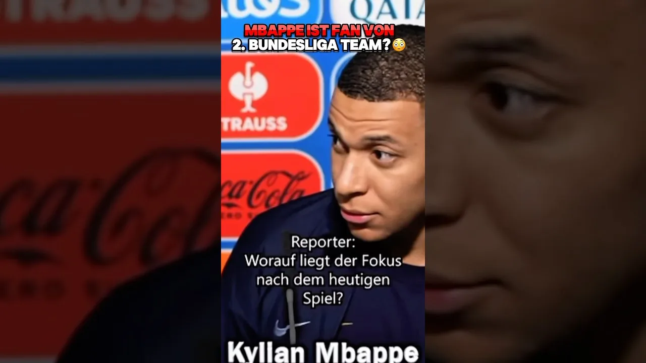 Mbappe ist heimlicher Fan VON…😳 #bundesliga #football #fussball