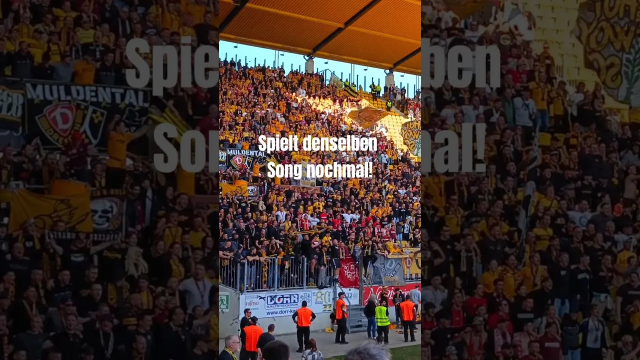Brachial Loud Catchy Tune 🤯 I 3000 Dynamo Dresde Fans dans Aachen #ultras #bundesliga #football