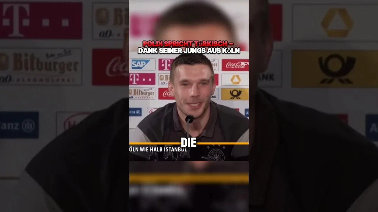 Poldi kann Türkisch – gelernt von seinen Freunden in Köln. #bundesliga #fussball #podolski
