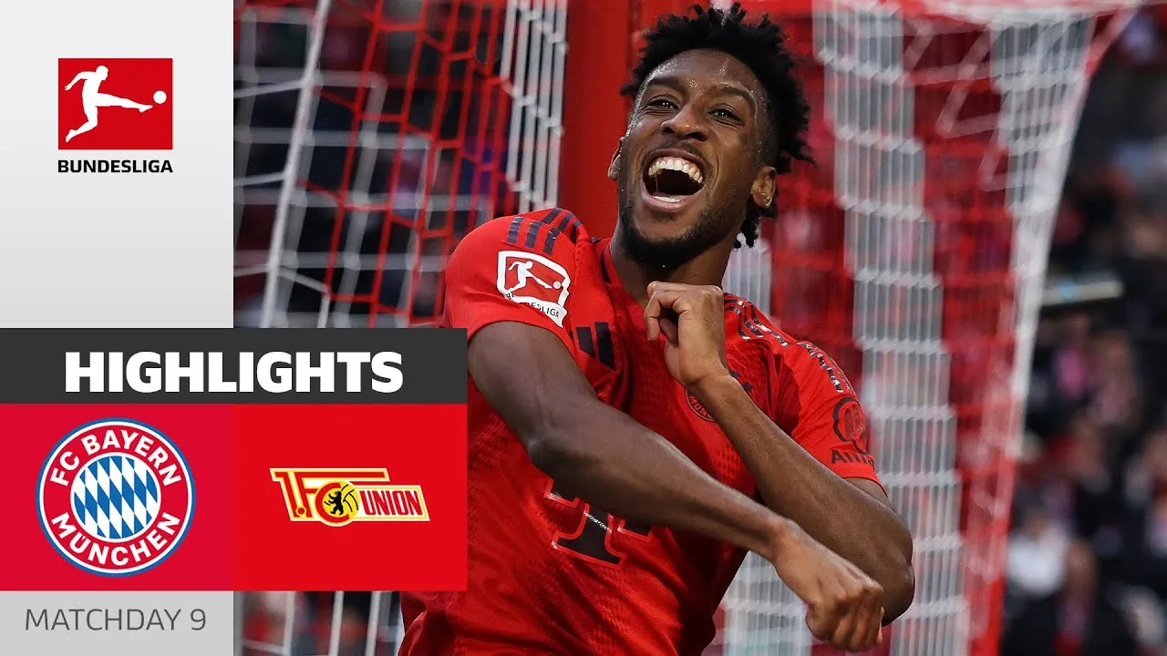 Le Bayern marche ! | FC Bayern Munich – Union Berlin | Faits saillants | 9ème journée – Bundesliga
