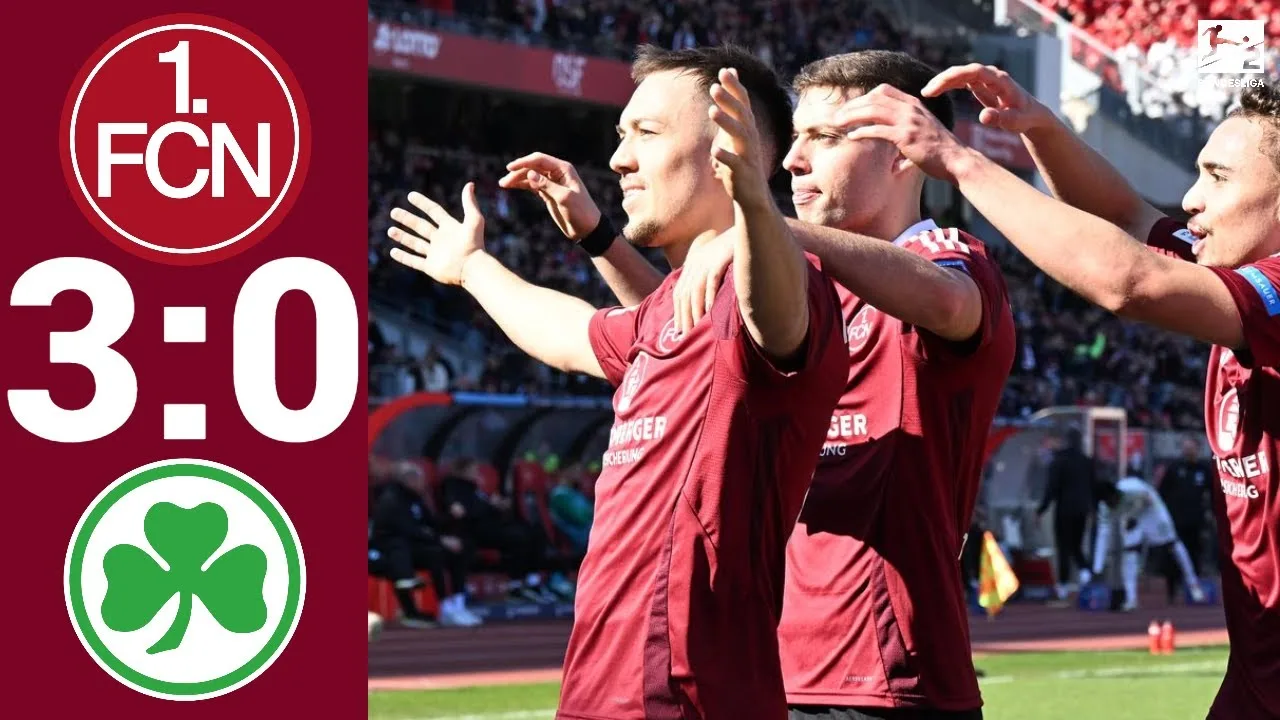 1. FC Nürnberg – Spvgg Greuther Fürth 3: 0 Hightlights Full | 2. Bundesliga – 2024/2025