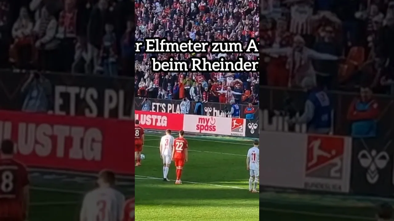 Johannesson zum 1:1 beim 1.FC Köln gegen Düsseldorf #rheinderby #bundesliga #penalty #football #fans