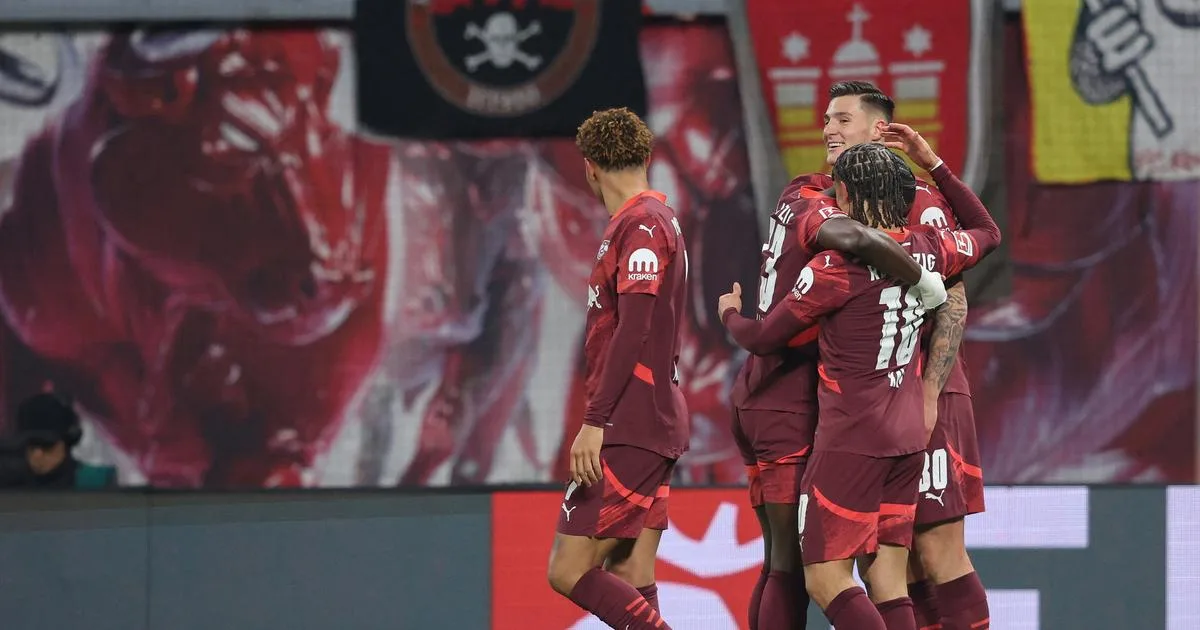 le RB Leipzig maîtrise Sankt Pauli et reste 4e de Bundesliga