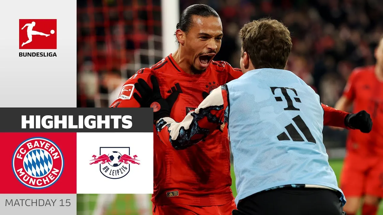 Le Bayern fait une déclaration ! | FC Bayern Munich – RB Leipzig | Faits saillants | MD15 – Bundesliga 2024/25