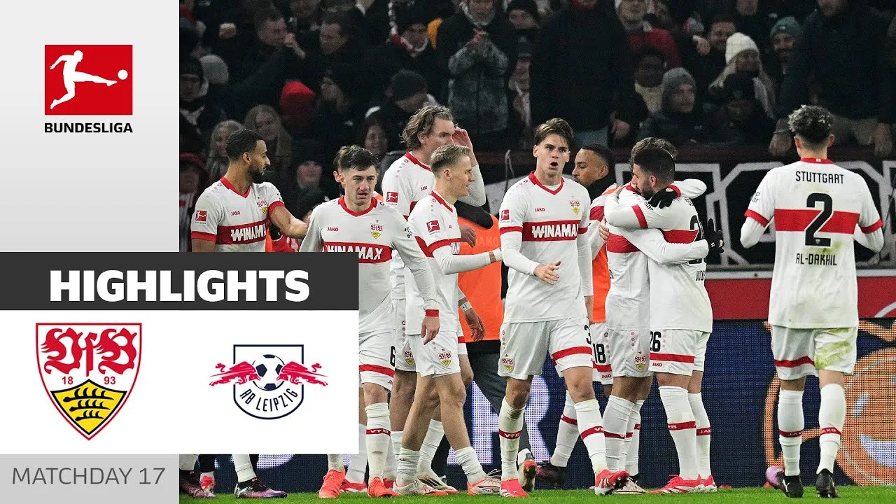 Retour à Stuttgart ! | VfB Stuttgart – RB Leipzig 2-1 | Faits saillants | 17e journée – Bundesliga