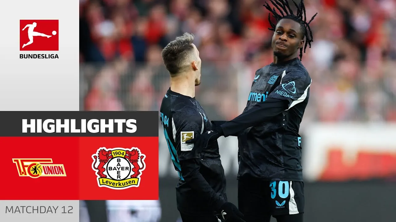 Leverkusen en mode gagnant ! | Union Berlin – Bayer 04 Leverkusen 1-2 | Faits saillants | Bundesliga