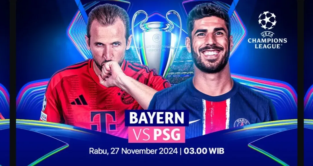 Calendrier des matchs Bayern Munich vs PSG de la 5e journée de la Ligue des Champions 2024-2025