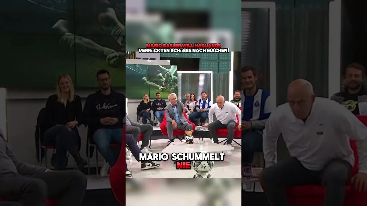 Ich dachte er fällt beim schießen hin😂 #bundesliga #interview #sport1 #mariobasler #schießen